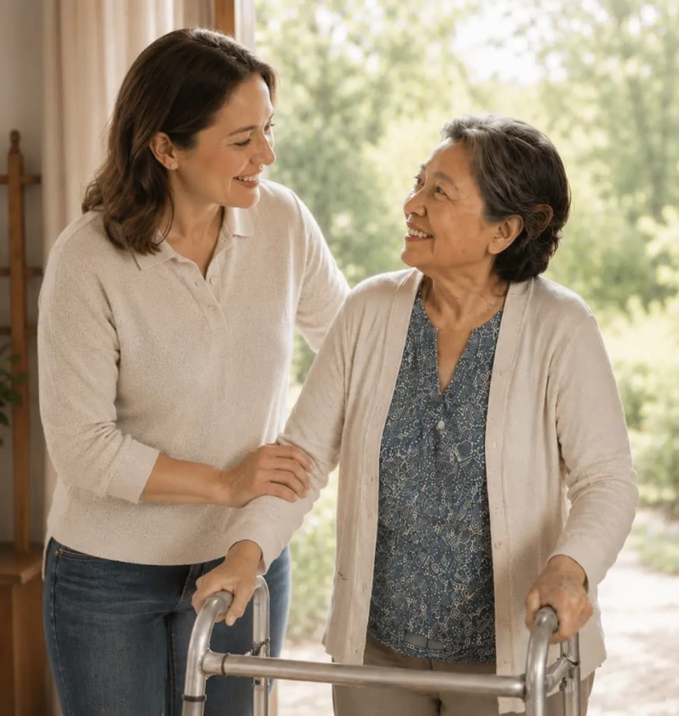 A senior staying active and independent with support from Arcadia Rehab