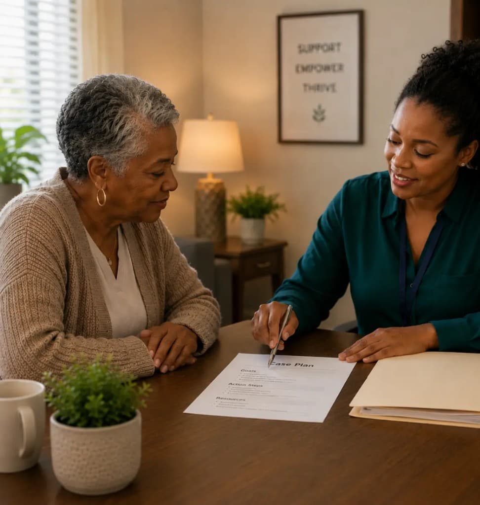 A family member calling Arcadia Rehab to book a free consultation
