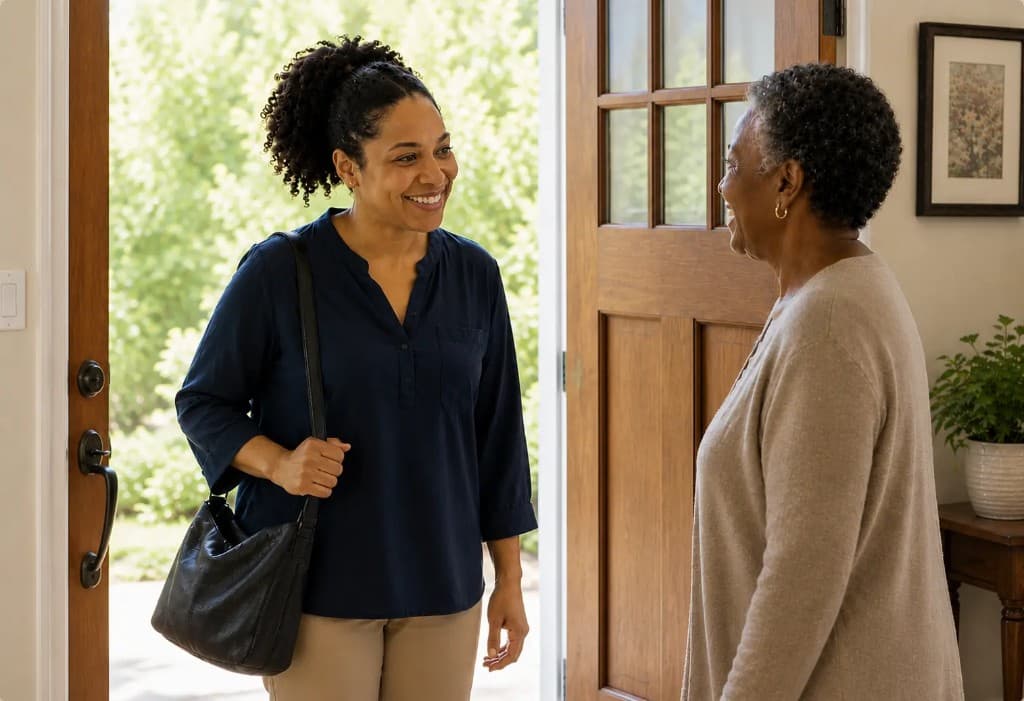 A senior staying engaged and active with the support of Arcadia Rehab
